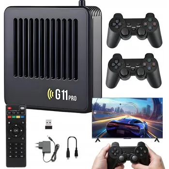 Herní zařízení HERNÍ KONZOLE G11 PRO S 32000 HRY A 64GB HDMI SE DVĚMA OVLADAČI