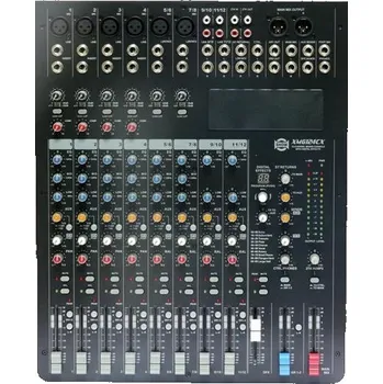 Hi-Fi komponenty Pult mixážní SHOW XMG124CX, 12 vst. audio kanálů