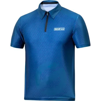 Sparco Polo Tričko Subly Tmavě modrá XXXL