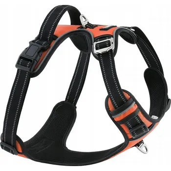 Postroj pro psa Postroj pro psa guard HUGGY DOGGY oranžový M