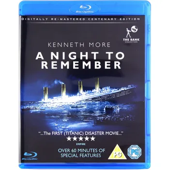 Blu-ray film Night To Remember (SOS Titanic) Blu-ray disk