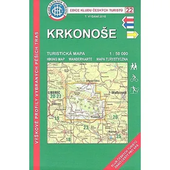KČT 22 Krkonoše Stav: Použité zboží - běžné opotřebení