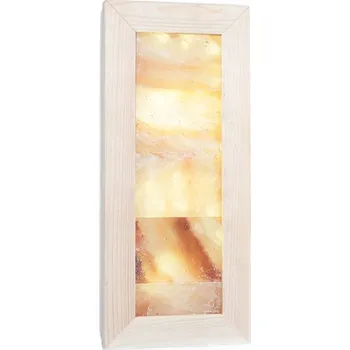 Himalájská solná lampa - rohový panel do sauny