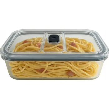 Dóza na potraviny KUCHYŇSKÁ NÁDOBA NA POTRAVINY VAKUOVÁ UZAVÍRATELNÁ 1L PREPARA