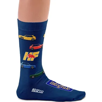 Pánská móda Sparco ponožky Lancia Delta Collections Tmavě modrá L/XL