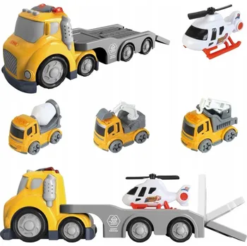 autíčko AUTOPŘEPRAVNÍK VOZIDLO SVĚTLO ZVUKOVÉ AUTÍČKO VRTULNÍK WOOPIE