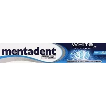 zubní pasta MENTADENT White System bělící zubní pasta 75 ml