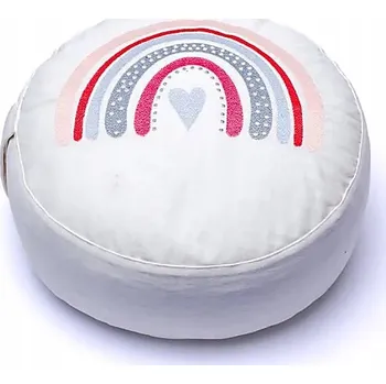 Obraz Polštář na meditaci z organické bavlny - Rainbow