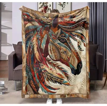 deka Deka 100pa polyester 150 cm x 200 cm, vícebarevná