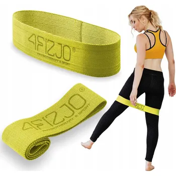 4FIZJO FLEX BAND YELLOW 34cmx5cm Posilovací guma ŽLUTÁ 34cmx5cm, odpor 23-29 kg, 1 ks