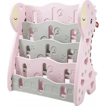 regál Regál Luxma 80 x 36 x 84 cm v odstínech růžové