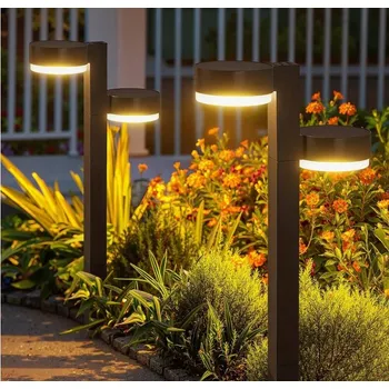 Venkovní osvětlení Solární osvětlení cestiček, voděodolné, venkovní, 4 kusy, 8 LED