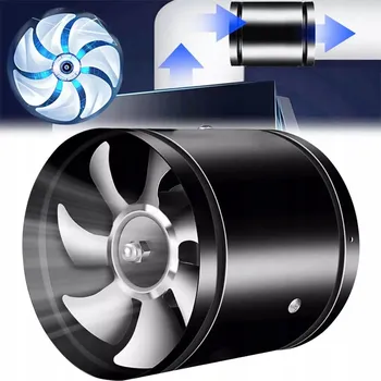 Domácí ventilátor PRŮMYSLOVÝ KANÁLOVÝ VENTILÁTOR FI Ø150 530 m3/h 40 W