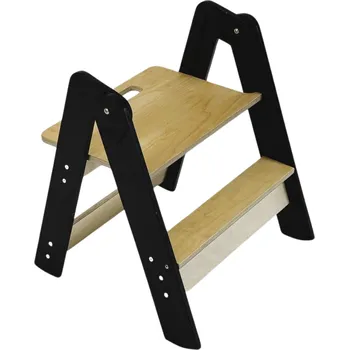 Schůdek Family-scl Malé skládací schůdky-Černé