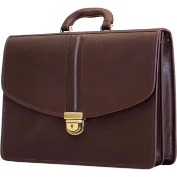 Pánská aktovka Papillon Kožená aktovka No. 99 - Dark Brown