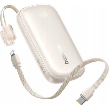 Powerbanka POWERBANKA BASEUS 10000 mAh 22.5W USB-C USB-A S ODNÍMATELNÝM KABELEM USBC LIGHTNING