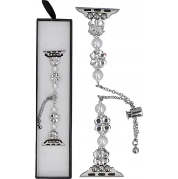 Náramek Náramek GlacierX pro Apple 12mm stříbrný