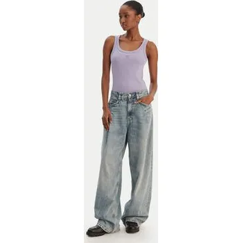 Dámské oblečení HUGO Top Datamia 50514489 Fialová Slim Fit S