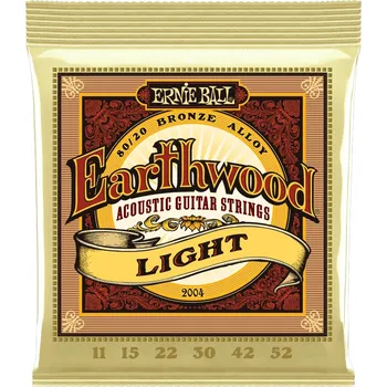 Příslušenství pro strunný nástroj Struny pro akustickou kytaru Ernie Ball Earthwood Light (11-52)