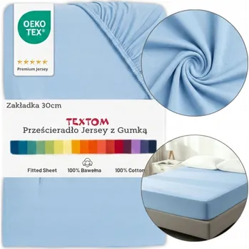 Prostěradlo Prostěradlo s gumou Textom bavlna 220 x 200 cm