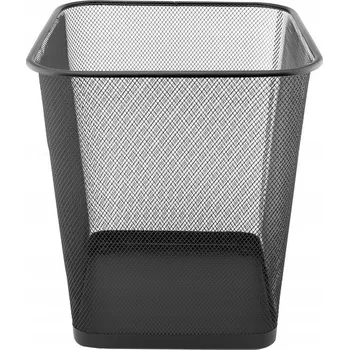 Odpadkový koš Kovový Odpadkový koš D.rect 18 l černý