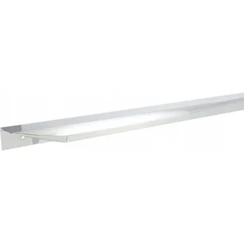 Nábytkové kování Nábytková úchytka hranová stříbrná lesklá 69,6 x 3,9 x 2,6 cm