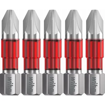 Bit Wiha 42102 křížový bit PZ 2 molybden-vanadová ocel tvrzeno 5 ks