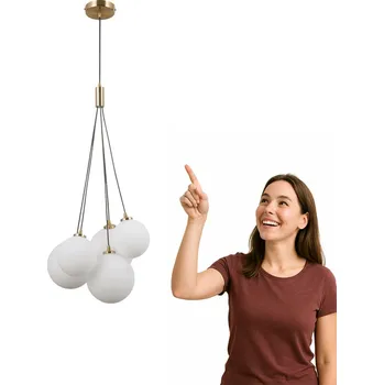 Závěsné svítidlo Italux Perlos 5-bodové světlo G9