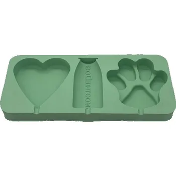 Miska pro psa Jedna silikonová miska Smoothie Dog zelená 0,35 l