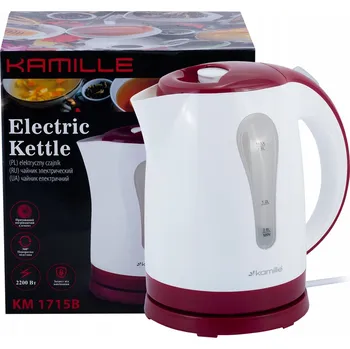 Rychlovarná konvice Rychlovarná konvice Kamille KM1715R 2200 W 1,8 l bílá