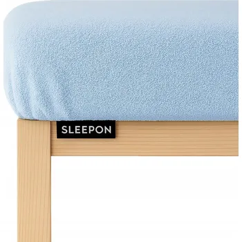 Prostěradlo FROTÉ PROSTĚRADLO S GUMOU 160X200 MODRÉ MATNÉ SILNÉ BAVLNA