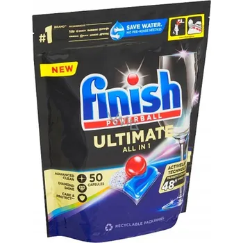 Kapsle do myčky nádobí All in One Finish 50 ks