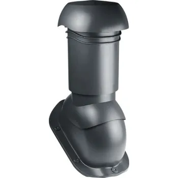 Stavebniny Komínek k plechové krytině Ø125 mm RAL7016