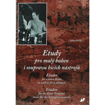KN Etudy pro malý buben i soupravu bicích nástrojů - kniha s CD - Milo + prodloužená záruka 3 roky