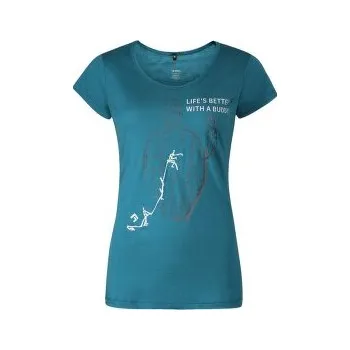 Dámské tričko Direct Alpine Furry Lady 1.0 emerald (Buddy) modrá XL