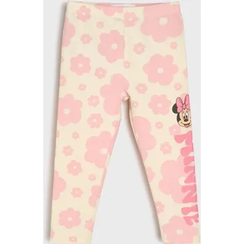 Dupačky Sinsay - Bavlněné legíny Minnie Mouse - krémová - 9543C-01X - 9543C-01X-74