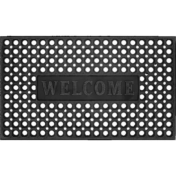 Rohožka před dveře 45x75 cm SPRINGOS HA7537 černá