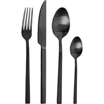 Příbor Sada příborů DUKE CARBON, sada 24 ks, černá, Pintinox - doprava zdarma od 2999 Kč