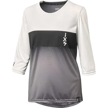 Cyklistické oblečení IXS Women's Carve 1.0 3/4 jersey, blue blush-graphite, 38 38