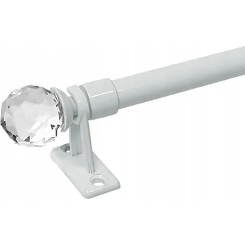 Obraz Garnýž 40 cm bílá kovová