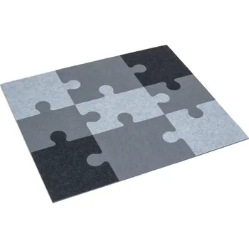 podložka na cvičení Ette Tete Bezpečná filcová hrací podložka pro děti - velká (9 dílů)