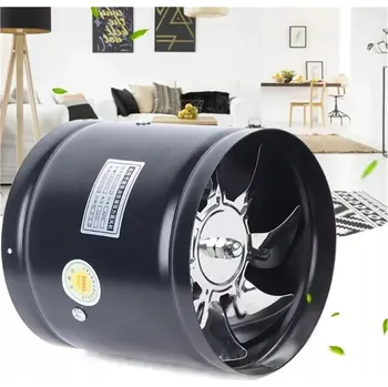 Domácí ventilátor PRŮMYSLOVÝ POTRUBNÍ VENTILÁTOR PRO HORKÝ VZDUCH 150 mm, VÝKONNÝ