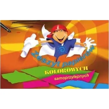 Sešit samolepicích barevných papírů A4/8 listů. Kreska