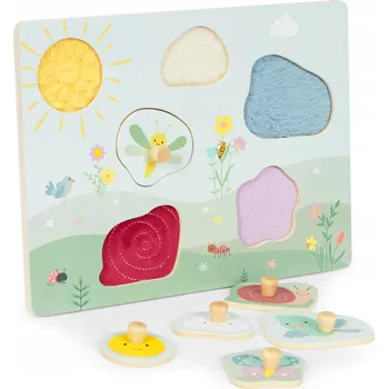 Obraz DŘEVĚNÁ SENZORICKÁ TABULE PRO MANIPULACI