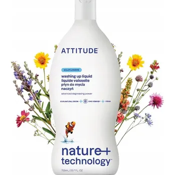 Mycí prostředek Prostředek na mytí nádobí Attitude s květinovou vůní 0,7 l
