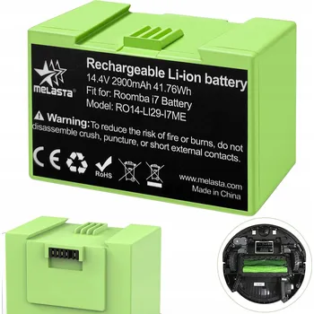 Akumulátor Baterie pro iRobot Roomba i7 + i3 + i4 i4+ 4624864 ABL-D1 2900 mAh