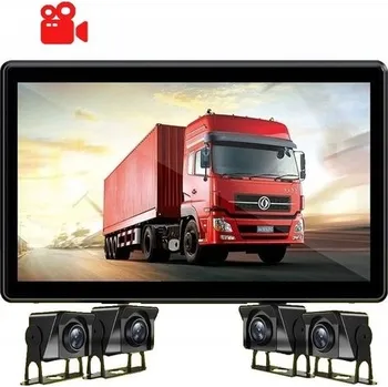 Bezpečnostní kamera Systém pro nahrávání a parkování: 4 kamery a 10" HD monitor