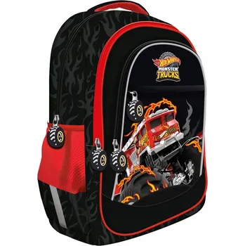 Školní batoh Školní batoh Hot Wheels Majewski s více přihrádkami, vícebarevný, 22 l