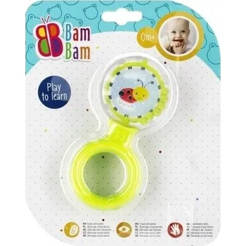 Hračka pro kojence HRAČKA PRO MIMINKO VÝBAVIČKA CHRASTÍTKO KOULE BAM BAM HRAČKY PRO MIMINKA