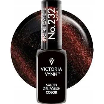 Přípravek na nehty Hybridní lak barevný lak Victoria Vynn stone cat eye mokait 232 8 ml